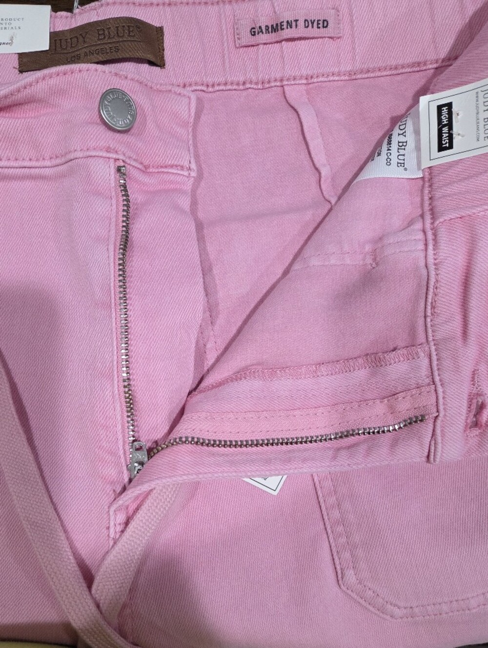 Judy Blue Jogger Denim In Bright Pink - Picture 9 of 9
